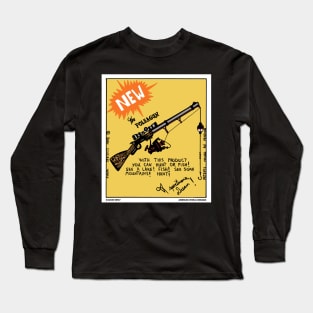 Hunting Pole-A-Gun Funny Fishing Novelty Gift Long Sleeve T-Shirt